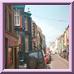 Scorcio della strada principale che attraversa il centro della cittadina di Youghal. Dieci minuti prima pioveva come un matto!!!